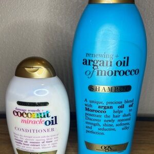 OGX Renewing Argan Oil of Morocco + coconut, miracle, oil + charcoal detox